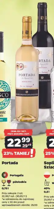 Netto Wino Portada Lisboa Medium Sweet oferta