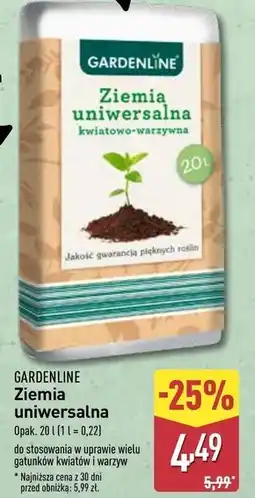 ALDI Ziemia uniwersalna Gardenline oferta