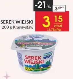 Społem Krasnystaw Serek wiejski 200 g oferta