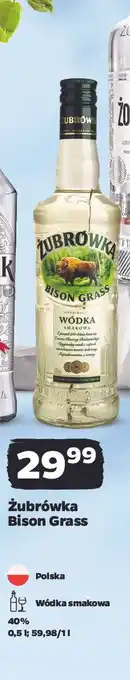 Netto Wódka Żubrówka Bison Grass oferta