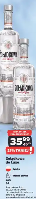 Netto Wódka Żołądkowa Gorzka De Luxe oferta