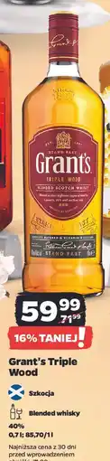 Netto Whisky Grant's Triple Wood oferta