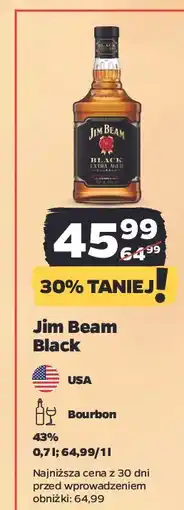 Netto Bourbon Jim Beam Black Extra Aged oferta