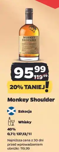 Netto Whisky Monkey Shoulder oferta