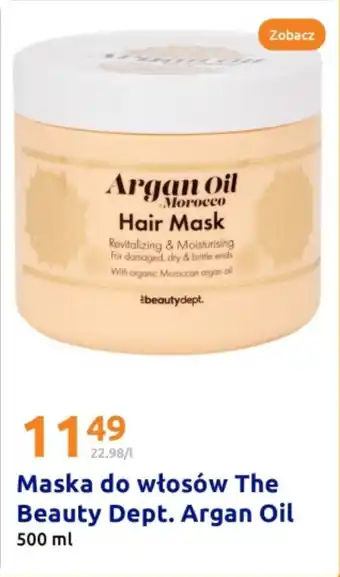 Action Maska do włosów The Beauty Dept. Argan Oil oferta