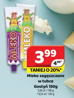 Delfin Mleko zagęszczone w tubce Gostyń oferta