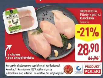 ALDI Filet z piersi kurczaka Mięsne Specjały Dobry Kurczak oferta