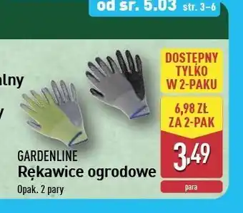 ALDI Rękawice ogrodowe s-xl Gardenline oferta