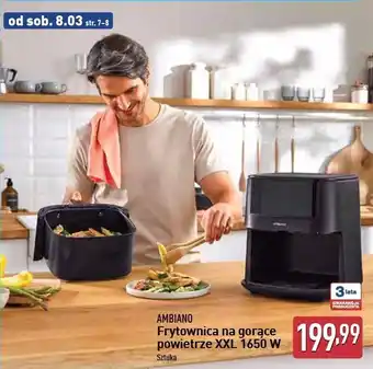 ALDI Frytkownica na gorące powietrze xxl 1650 w Ambiano oferta