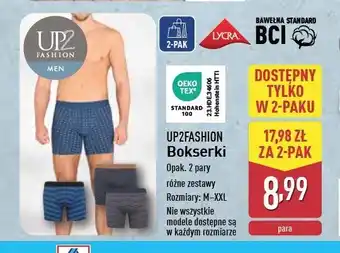 ALDI Bokserki męskie m-xxl Up2Fashion oferta