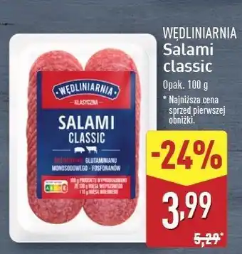 ALDI Salami classic Wędliniarnia Classic oferta