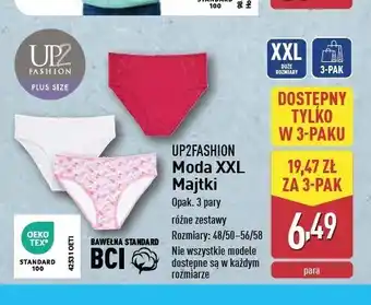 ALDI Majtki damskie 48/50-56/58 Up2Fashion oferta