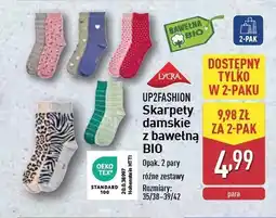 ALDI Skarpety damskie rozm. 35/38-39/42 Up2Fashion oferta