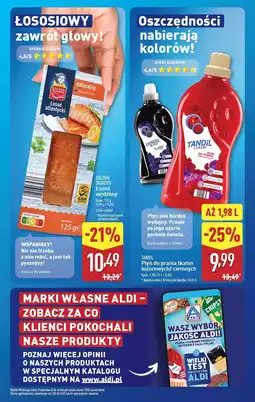 ALDI Łosoś wędzony naturalny Golden Seafood oferta