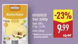 ALDI Ser butter-kase Hofburger oferta