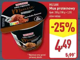 ALDI MILSANI Mus proteinowy oferta