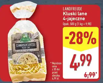 ALDI LANDFREUDE Kluski lane 4-jajeczne oferta