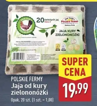 ALDI Jaja kury zielononózki Polskie Fermy oferta