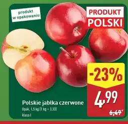 ALDI Jabłka czerwone polskie oferta