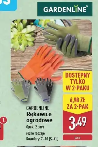 ALDI Rękawice ogrodowe s-xl Gardenline oferta