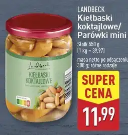 ALDI Parówki mini Landbeck oferta