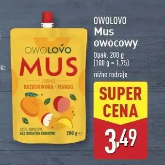 ALDI Mus brzoskwiniowo Owolovo oferta