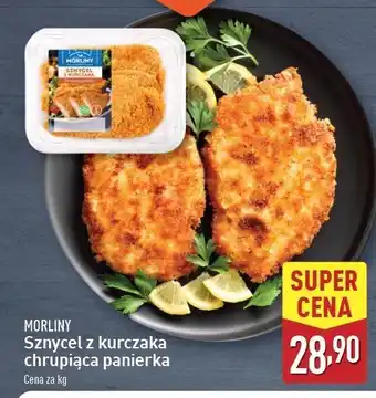 ALDI Sznycel z kurczaka chrupiąca panierka Morliny oferta