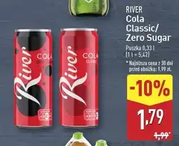 ALDI Napój cola zero River oferta