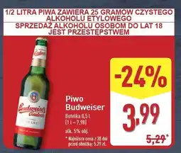 ALDI Piwo Budweiser oferta