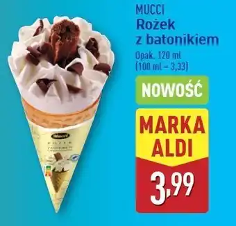 ALDI Rożek z batonikiem Mucci oferta