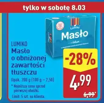 ALDI Masło 61% tłuszczu Lumiko oferta