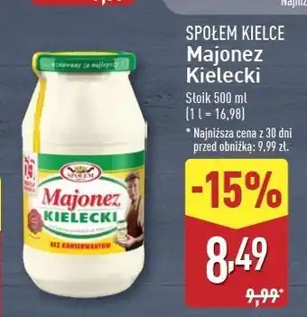 ALDI Majonez kielecki Społem Kielce oferta