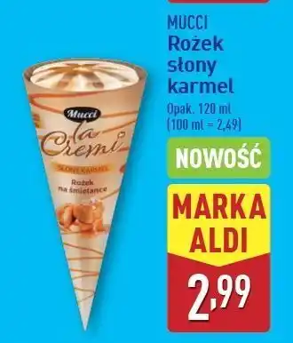 ALDI Rożek słony karmel Mucci oferta