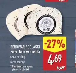 ALDI Ser koryciński oferta