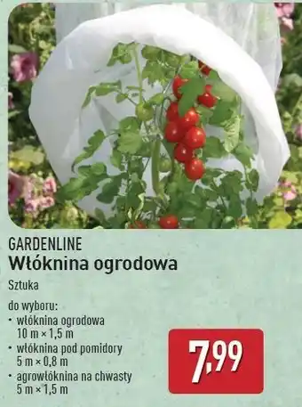 ALDI Włóknina ogrodowa 5 m x 1.5 Gardenline oferta