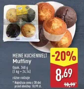 ALDI Muffiny straciatella z czekoladą Meine Kuchenwelt oferta