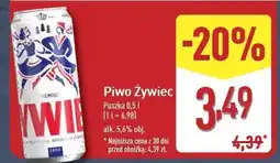 ALDI Piwo Żywiec Jasne Pełne oferta