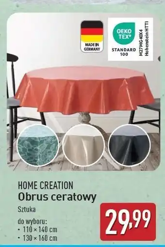 ALDI Obrus ceratowy 130 x 160 cm Home Creation oferta