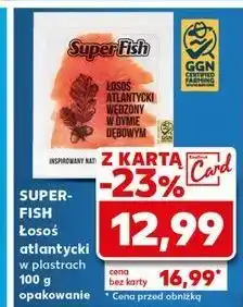 Kaufland Łosoś atlantycki wędzony w dymie dębowym Superfish oferta