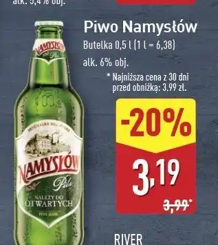 ALDI Piwo Namysłów Pils oferta