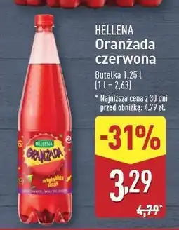 ALDI Oranżada czerwona Hellena oferta