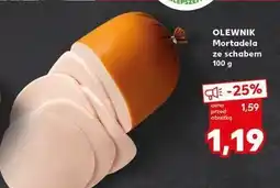 Kaufland Mortadela ze schabem Olewnik oferta