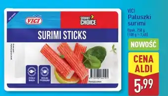 ALDI Paluszki surimi Vici oferta