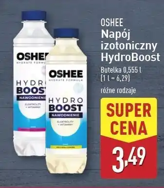 ALDI Napój nawodnienie lemon Oshee Hydro Boost oferta