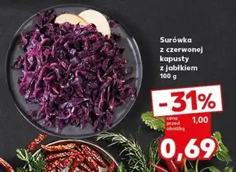 Kaufland Surówka z czerwonej kapusty jabłkiem oferta