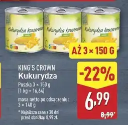 ALDI Kukurydza King's Crown (Aldi) oferta