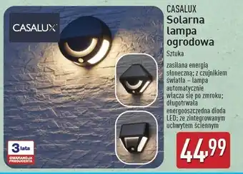 ALDI Lampa ogrodowa solarna Casalux oferta