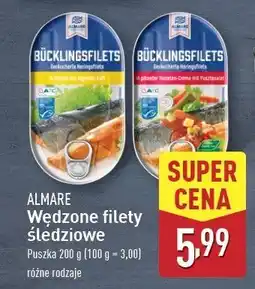 ALDI Filety śledziowe w pikantnym sosie pomidorowym Almare Seafood oferta