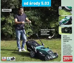 ALDI Kosiarka do trawy elektryczna 1800w Ferrex oferta