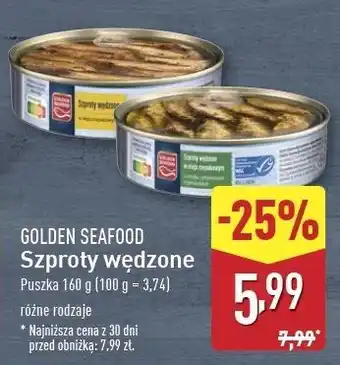 ALDI Szproty w oliwie z oliwek Golden Seafood oferta